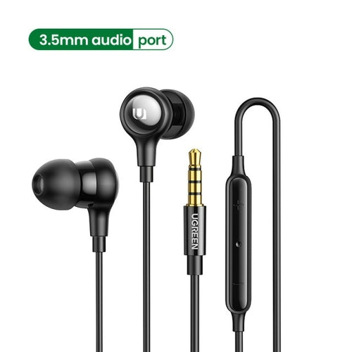 UGREEN Aux Earbuds Earphones, 3.5mm USB Type C Wired Headphones Noise