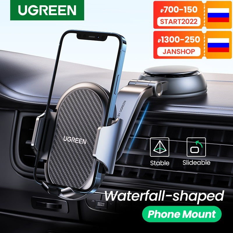 UGREEN Car Phone Holder Stand Gravity Dashboard Phone Holder
