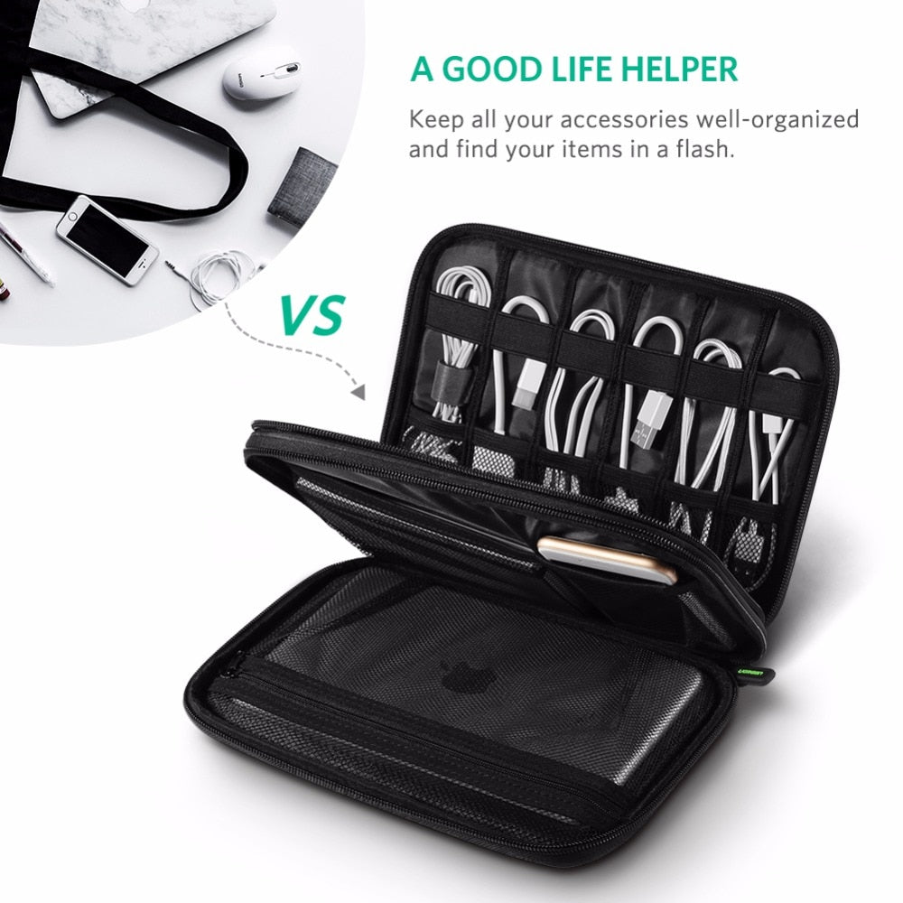 UGREEN Case For Hard Drive Power Bank Storage Bag For HDD SSD External
