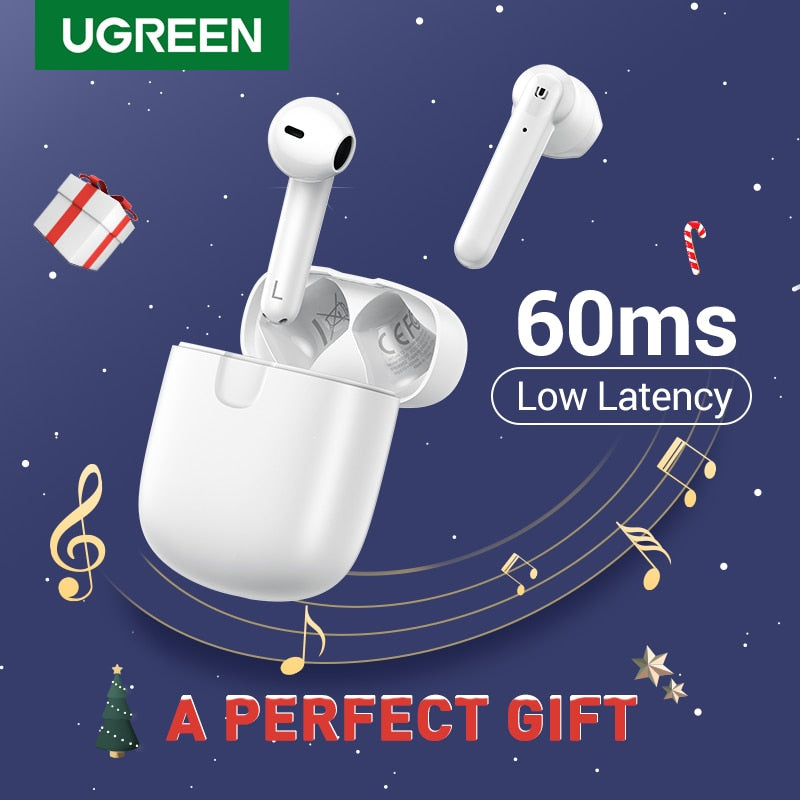 UGREEN HiTune T2 Bluetooth 5.0 True Wireless Earbuds TWS 4 Mic Stereo