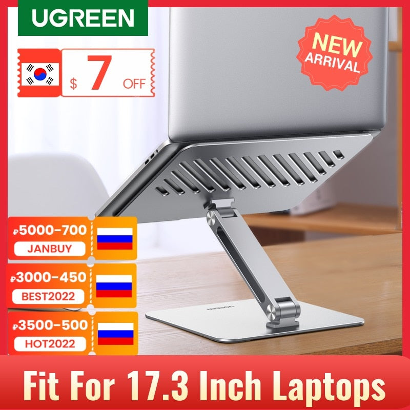 UGREEN Laptop Stand Holder For PC Macbook Air Pro Foldable Vertical
