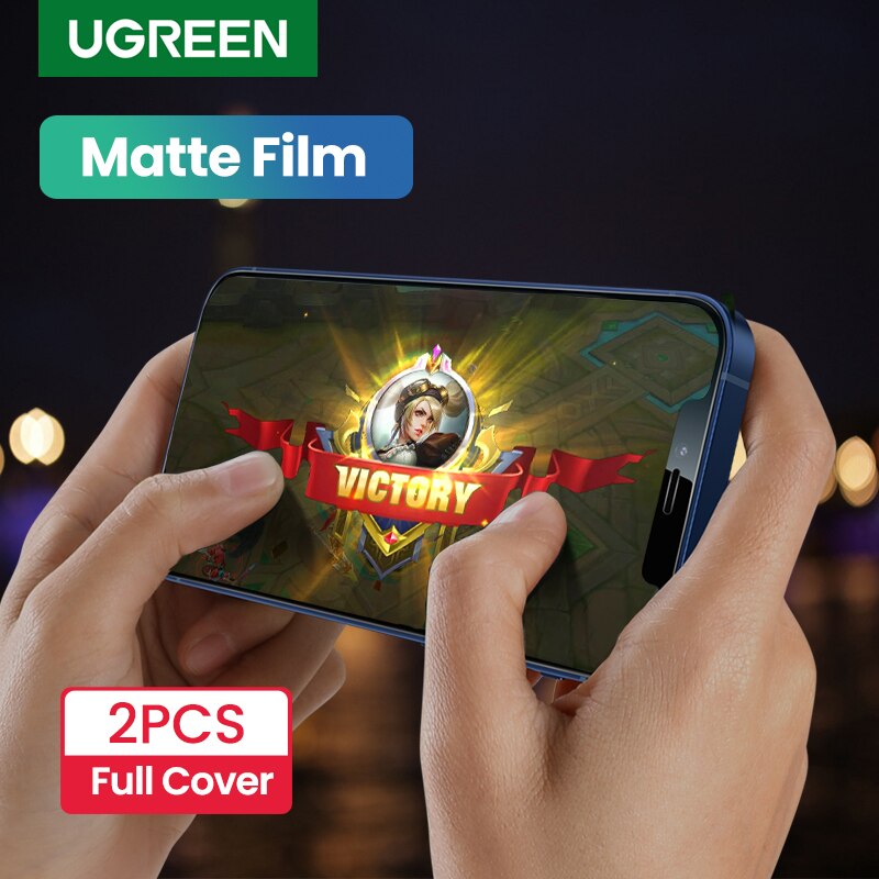 UGREEN Matte Phone Screen Protectors For iPhone 12 Pro Max Full Cover