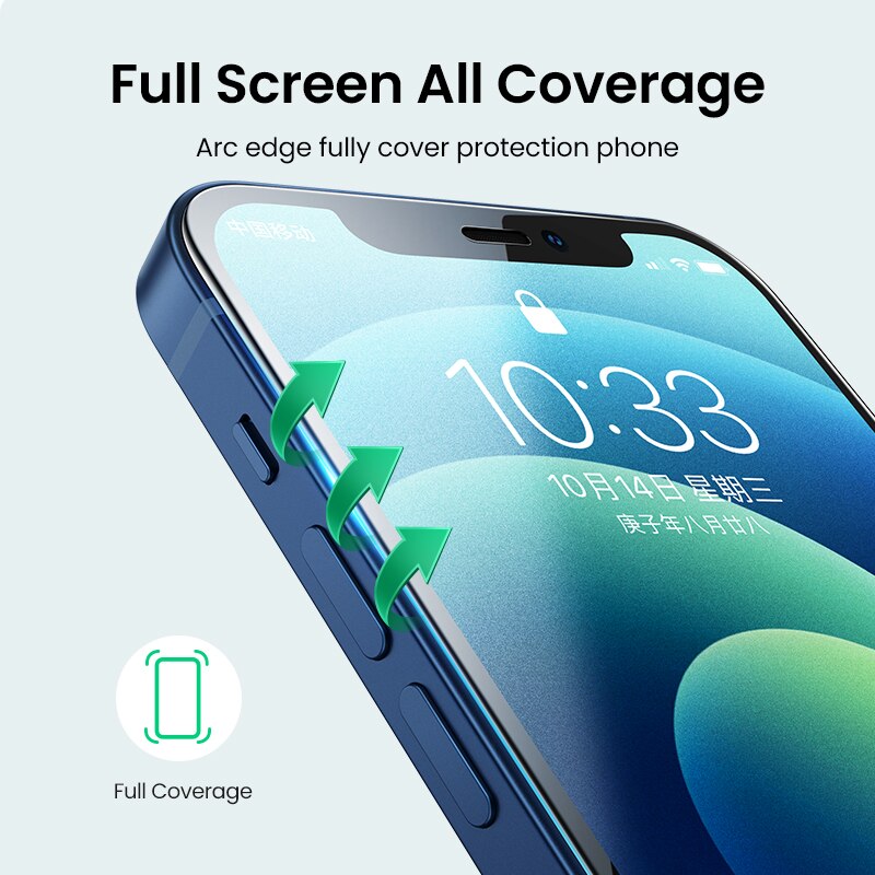 UGREEN Matte Phone Screen Protectors For iPhone 12 Pro Max Full Cover