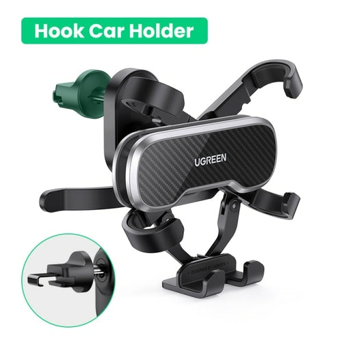 UGREEN Phone Holder for Phone in Car Air Vent Clip Mount Mobile Phone