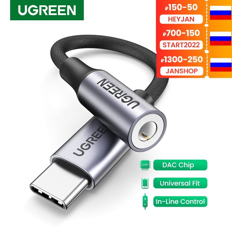 UGREEN Câble Lightning vers Jack Mâle 3.5mm Cert…