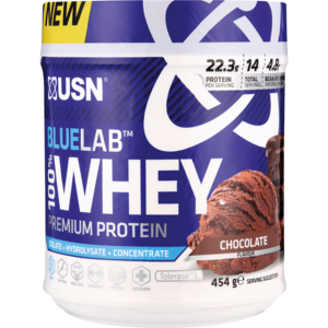 USN Bluelab 100% Whey Chocolate-flavoured Protein 454g