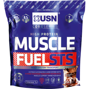 USN Muscle Fuel Chocolate Flavoured Protein Powder 454g