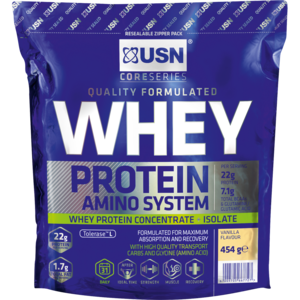 USN Vanilla Amino Concentrate Whey Protein 454g