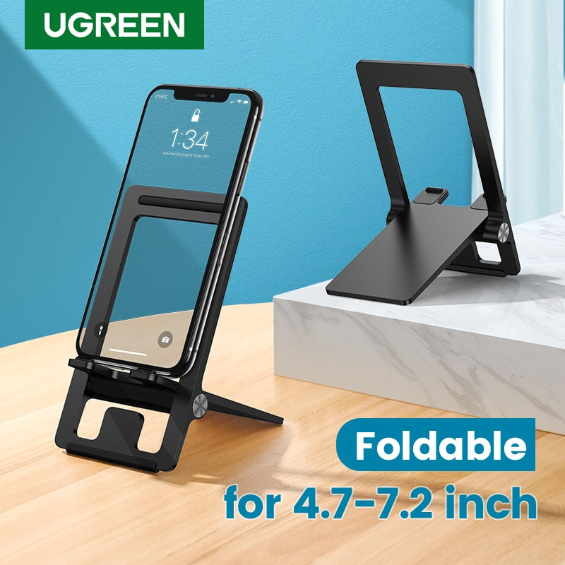 Ugreen Cell Phone Stand for Desk Adjustable Phone Holder Dock for