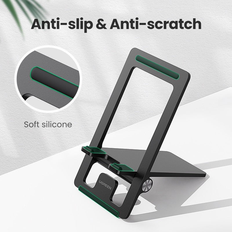 Ugreen Cell Phone Stand for Desk Adjustable Phone Holder Dock for