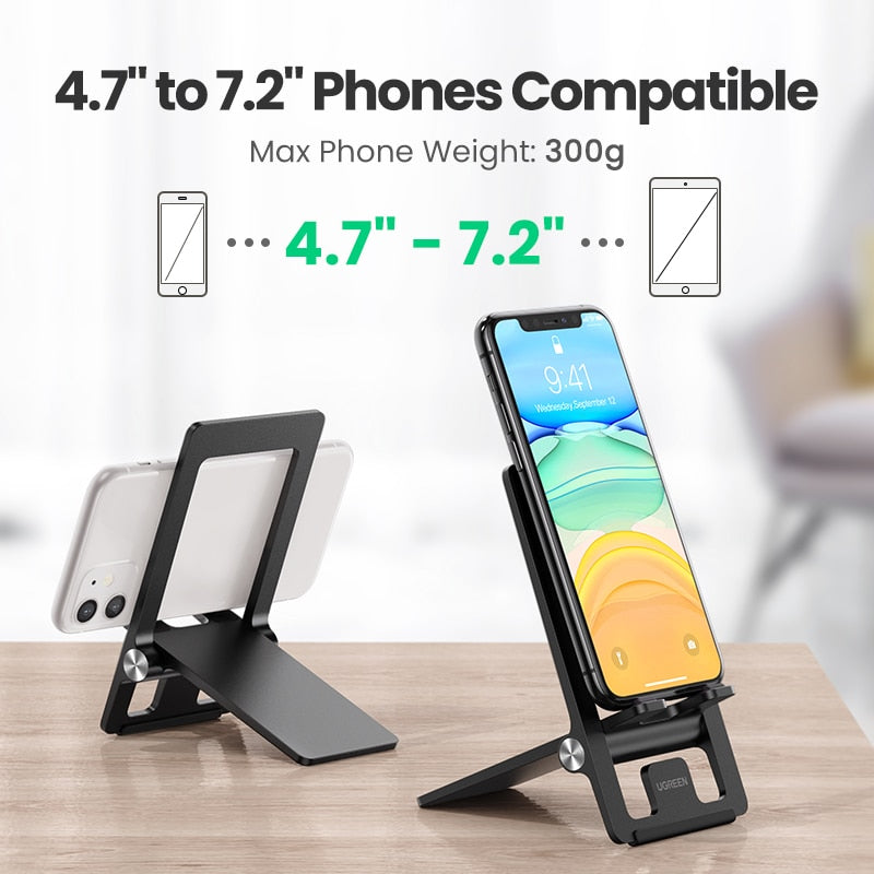 Ugreen Cell Phone Stand for Desk Adjustable Phone Holder Dock for
