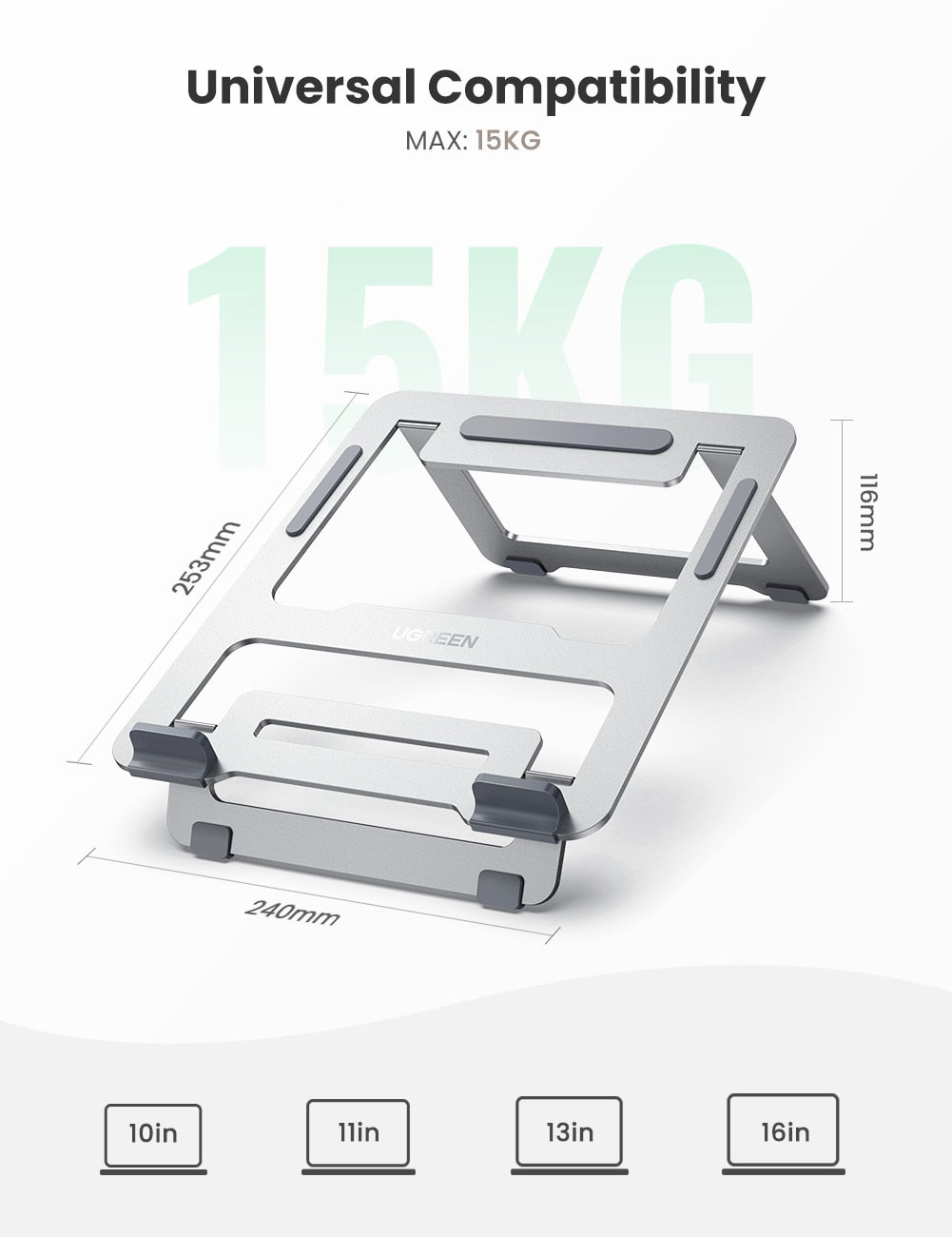 Ugreen  Laptop Stand Adjustable Laptop Computer Stand for MacBook