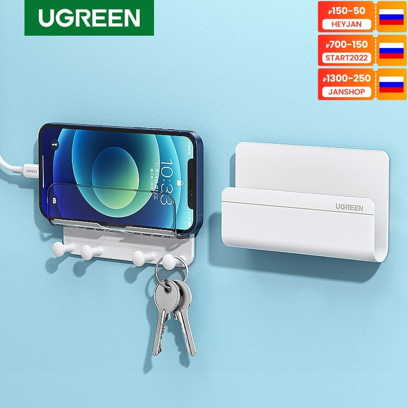Ugreen Mobile Phone Holder Stand For iPhone 13 12 Wall Mount Holder