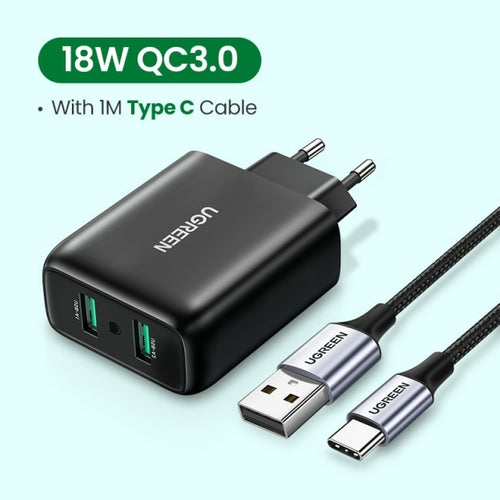 Ugreen USB Quick Charge 3.0 QC 18W USB Charger QC3.0 Fast Wall Charger