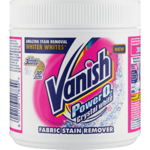 Vanish Power O2 Crystal White Fabric Stain Remover 400g - myhoodmarket