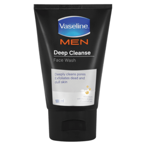 Vaseline Men Deep Cleanse Face Wash 100ml - myhoodmarket