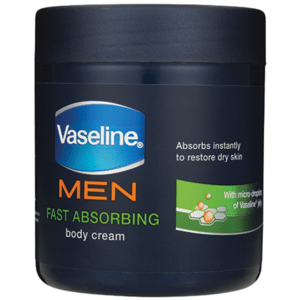 Vaseline Men Fast Absorbing Body Cream 400ml - myhoodmarket