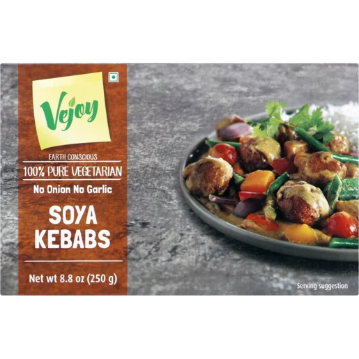 Vejoy 100% Pure Vegetarian Soya Kebabs 250g