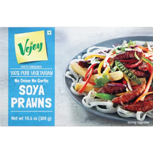 Vejoy 100% Pure Vegetarian Soya Prawns 300g