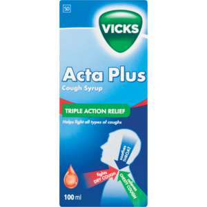 Vicks Acta Plus Cough Syrup 100ml