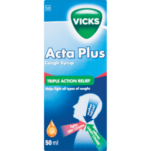 Vicks Acta Plus Cough Syrup 50ml