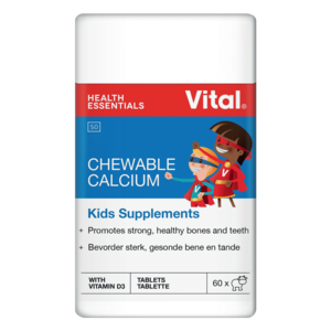 Vital Chewable Calcium Kids Supplements 60 Pack