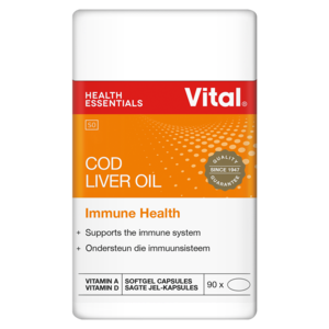 Vital Cod Liver Oil Capsules 60 Pack