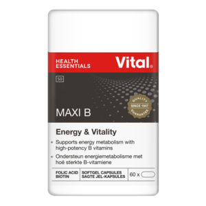 Vital Maxi B with Vitamin C Capsules 60 Pack