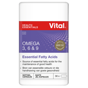 Vital Omega 3, 6 & 9 Capsules 30 Pack