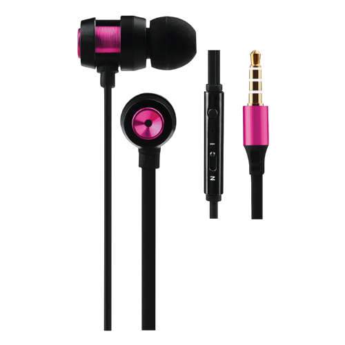 Volkano Alloy Series Metallic Finish Earphones Purple - myhoodmarket