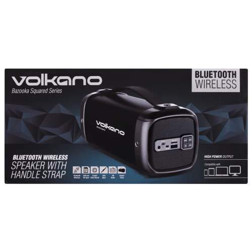 Volkano Bazooka Squared Bluetooth Speaker Black - myhoodmarket