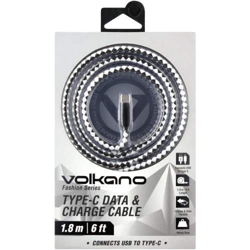 Volkano Fashion Series Type-C Data & Charge Cable 1.8m - myhoodmarket