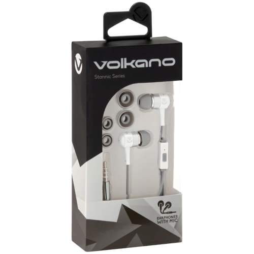 Volkano Stannic Series Aux Earphones White - myhoodmarket