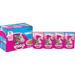 Whiskas Fish Selection In Jelly 12 x 85g