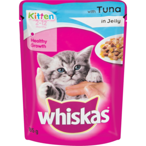 Whiskas Kitten Tuna In Jelly Cat Food 85g