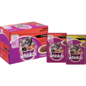 Whiskas Meat Selection In Gravy 12 x 85g