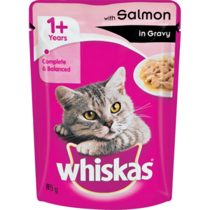 Whiskas Salmon In Gravy Cat Food 85g