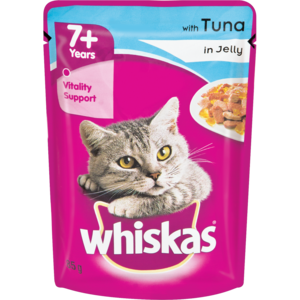 Whiskas Senior Tuna In Jelly Cat Food 85g