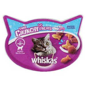 Whiskas Trio Seafood Flavour Crunchy Treats 55g