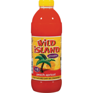 Wild Island Peach & Apricot Concentrated Dairy Blend 1L