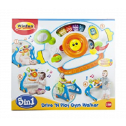 Win Fun 5 in 1 Drive & Play Gym Walker