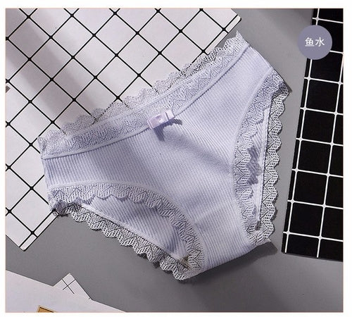 Women's Panties Cotton Lace Underwear Seamless