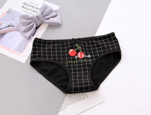 Women's panties cotton gril briefs Strawberry