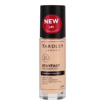 Yardley Stayfast Foundation Combination Oily Skin L4c
