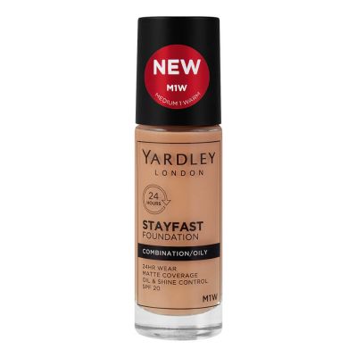 Yardley Stayfast Foundation Combination Oily Skin M1w