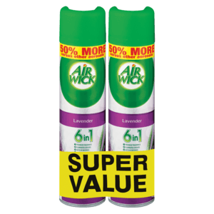 Airwick Super Lavender Air Freshener Can Value Pack 2 x 280ml - myhoodmarket