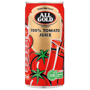 All Gold Original 100% Tomato Juice Can 200ml - myhoodmarket