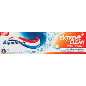 Aquafresh Extreme Clean Whitening Toothpaste 75ml - myhoodmarket