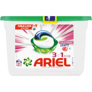 Ariel 3-In-1 Downy Detergent Capsules 567g - myhoodmarket