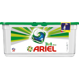 Ariel Auto 3-In-1 Detergent Capsules 30 Pack - myhoodmarket
